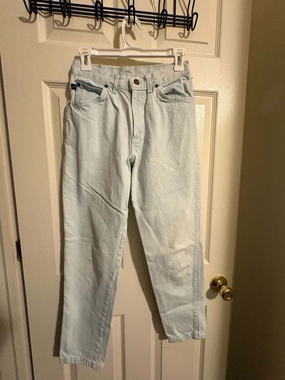 Vintage Chic Light Wash Denim Jeans Size 9 Petite Made in USA